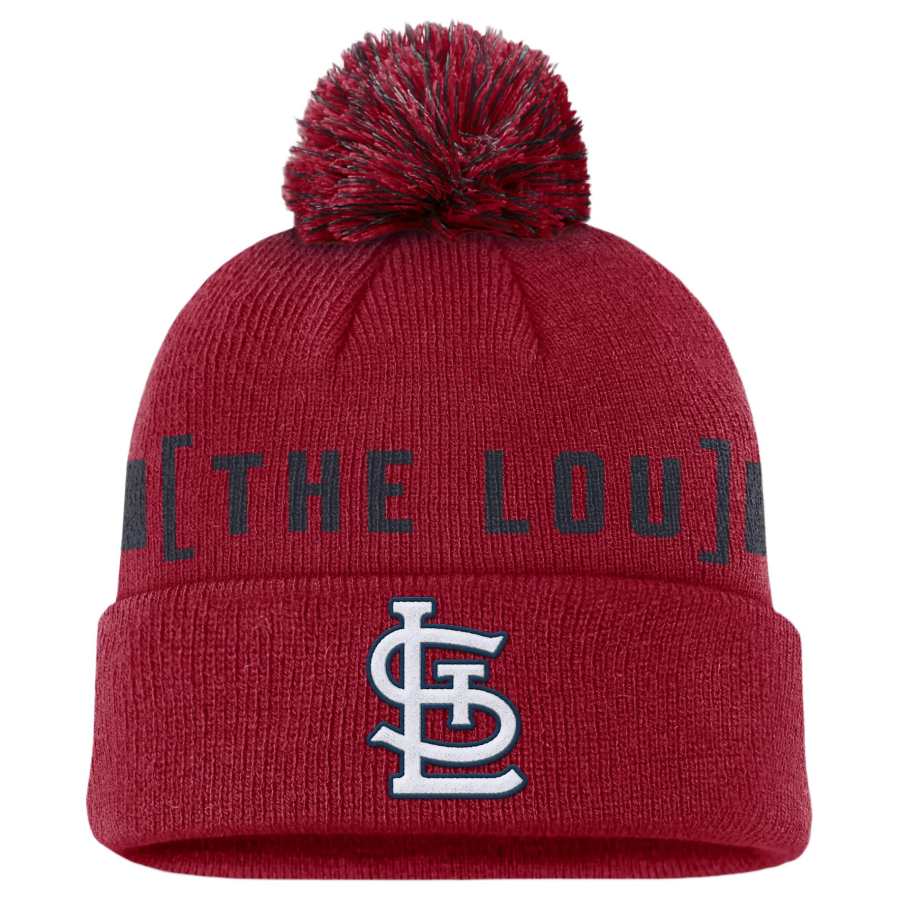 Nike Nike St. Louis Cardinals Hometown Peak Men's Nike Mlb Cuffed Pom Beanie