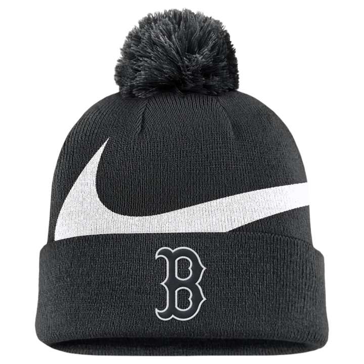 Nike Nike Boston Red Sox Peak Men's Nike Mlb Cuffed Pom Beanie