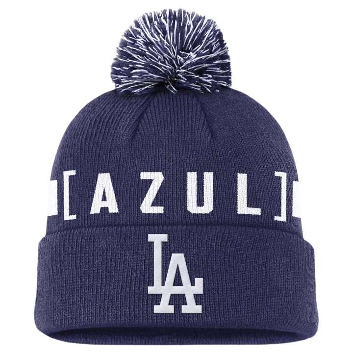 Nike Nike Los Angeles Dodgers Hometown Peak Men's Nike Mlb Cuffed Pom Beanie