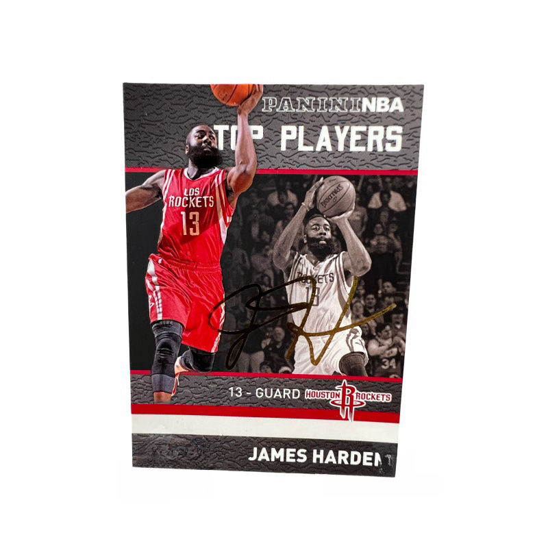 PANINI Rockets, James Harden, Big Beard, Gold Pen Signature, Rare Card Sports Cards 1 Pc