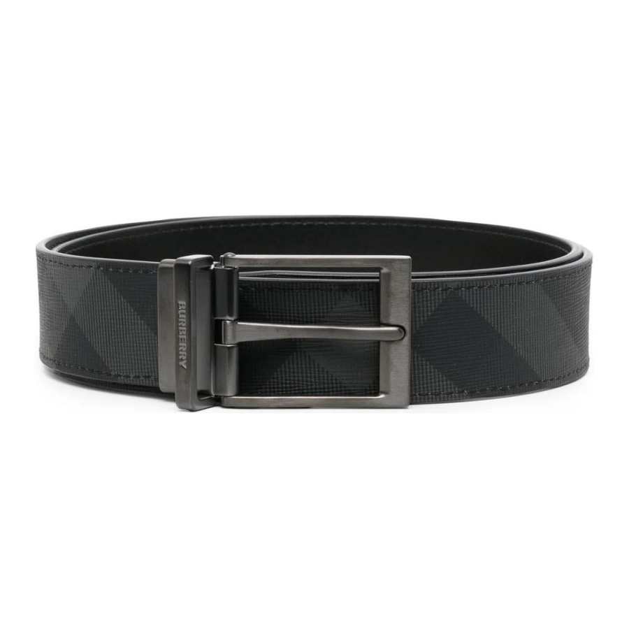 Burberry Reversible Check print Leather Belt