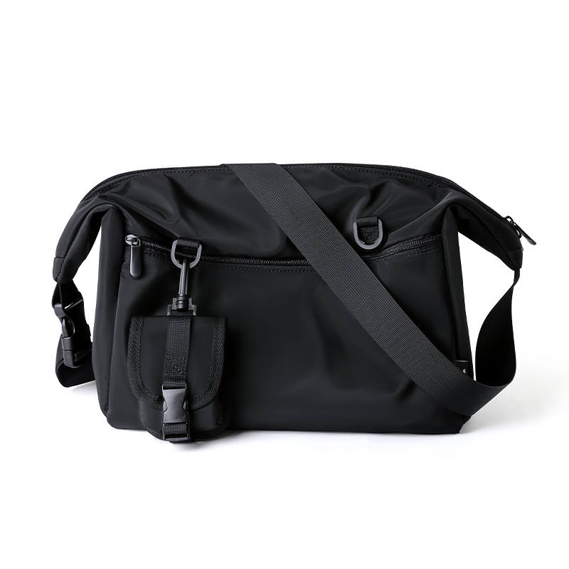 SEPTWOLVES SEPTWOLVES Fabric Lightweight Travel Small Backpack QPL Unisex Black