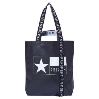 Fragment Design RAMIDUS X Ameri Collaboration Cotton With PU Handbag, Shoulder Bag Medium Unisex Black