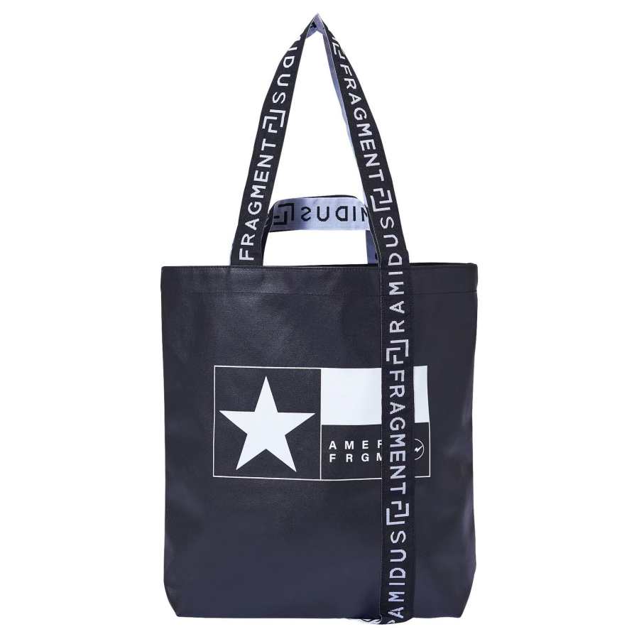Fragment Design Fragment Design RAMIDUS X Ameri Collaboration Cotton With PU Handbag, Shoulder Bag Medium Unisex Black