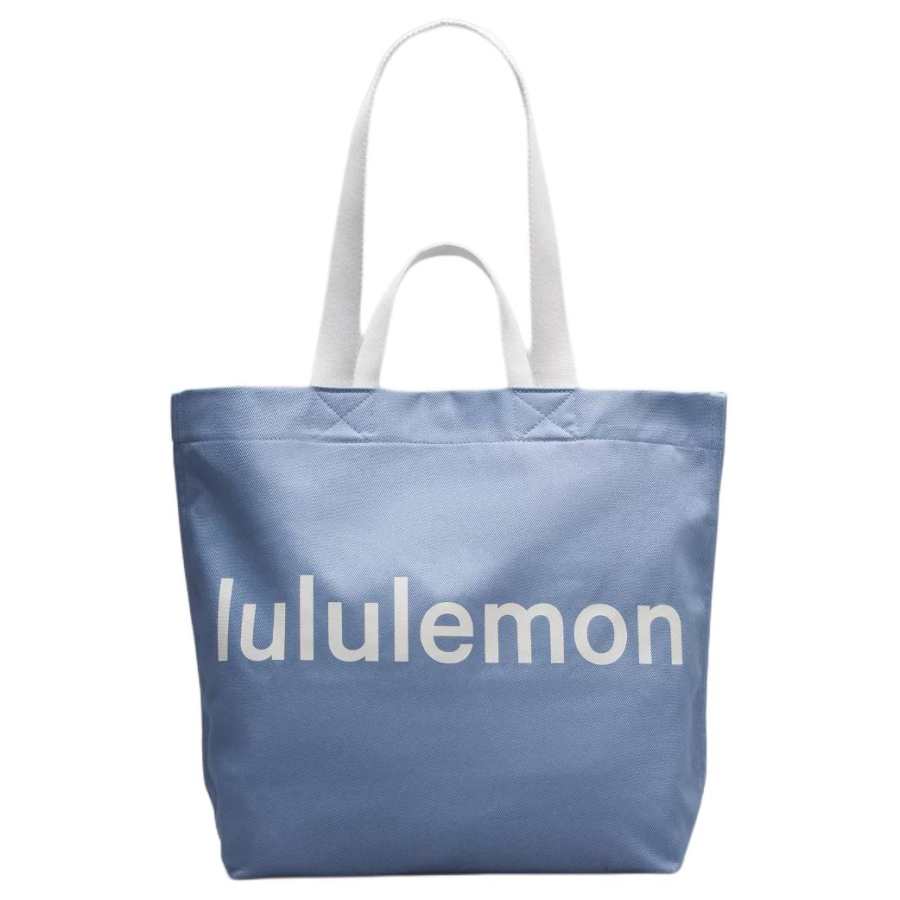 Lululemon Cotton Tote Bag, Shopping Bag, Shoulder Bag, Handbag Women's Oasis Blue