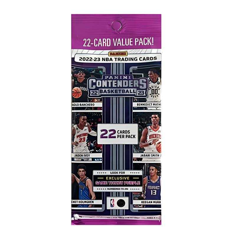 PANINI 2022 23 Panini Contenders Ball Game Ticket, Fat Pack Basketball Sports Cards 1 Packaging
