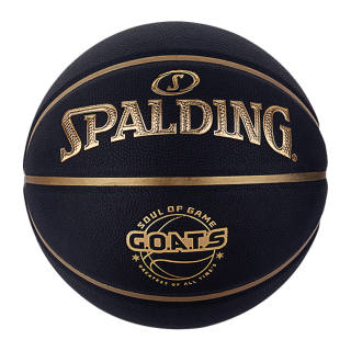 SPALDING GOATS Pu Basketball Black Gold, Feels Great In Hand Size 7 Ball Training Unisex China Mainland Version