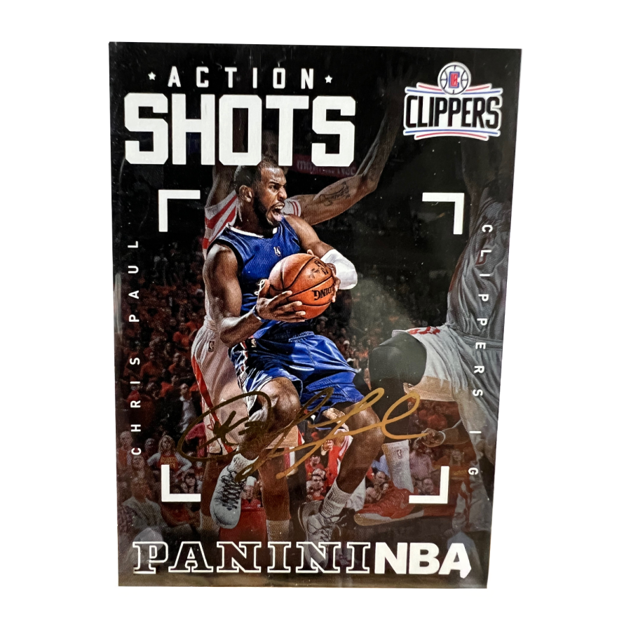 PANINI Clippers, Chris Paul CP3 Gold Pen Autograph, Signature, Rare Card Sports Cards 1 Pc