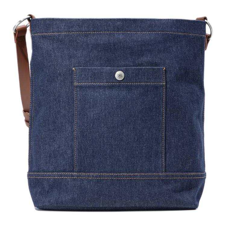 Levis 100% Cotton Bucket Bag, Shoulder Bag Regular Women's Washed Blue