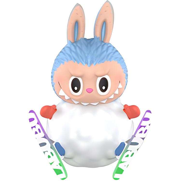 POP MART Outdoor Travel Labubu Skiing Trendy Figures 10cm