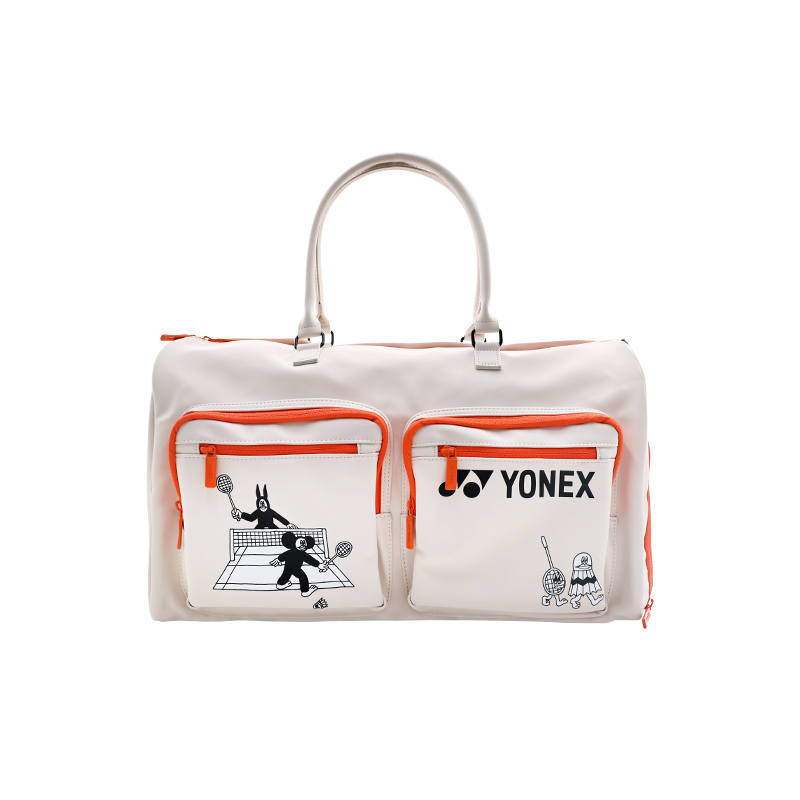 YONEX Fabric+Artificial Leather Gym Bag Unisex Multicolor