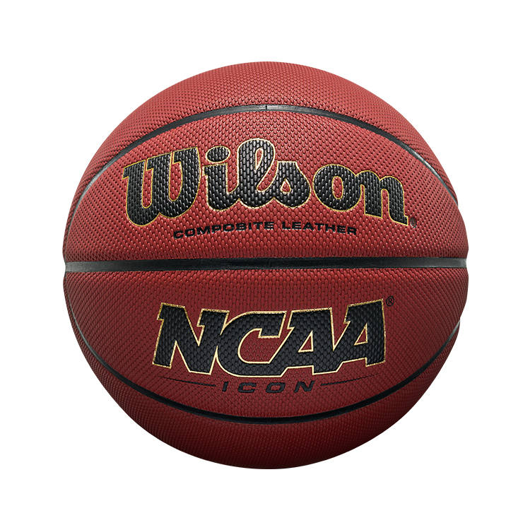 Wilson NCAA Pu Basketball Red Brown Size 7 Ball Training Unisex