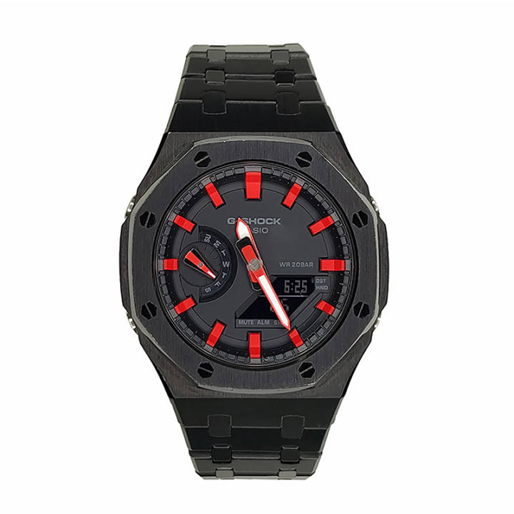CASIO CASIO Men Liquid Crystal/Analog Dual Display Series 44mm Black Watch