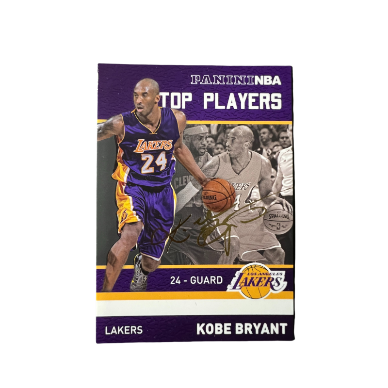 PANINI Los Angeles Lakers, Kobe Bryant, Black Mamba, Gold Pen Autograph, Signature, Rare Card Sports Cards 1 Pc