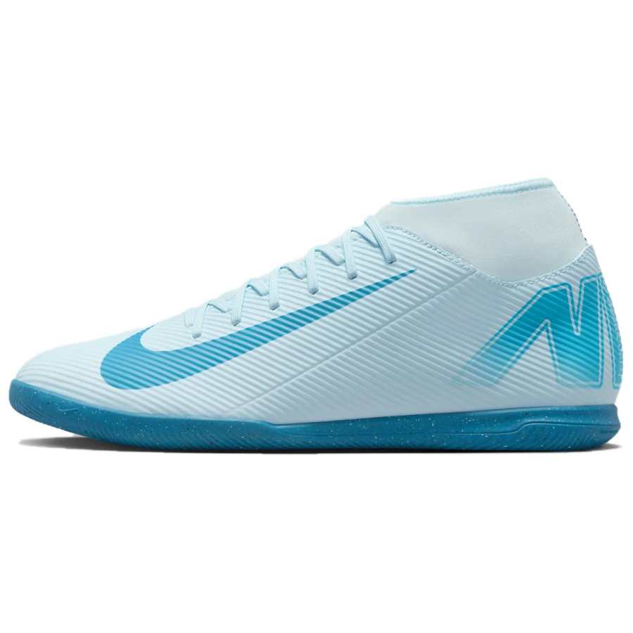 Nike Nike Mercurial Superfly 10 IC/in Slip Resistant Abrasion Resistant Soccer Shoes Unisex Blue