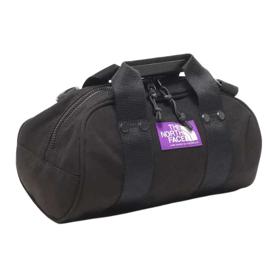 THE NORTH FACE PURPLE LABEL 4L Shoulder Bag, Crossbody Bag, Handbag Polyester Black & Purple Unisex