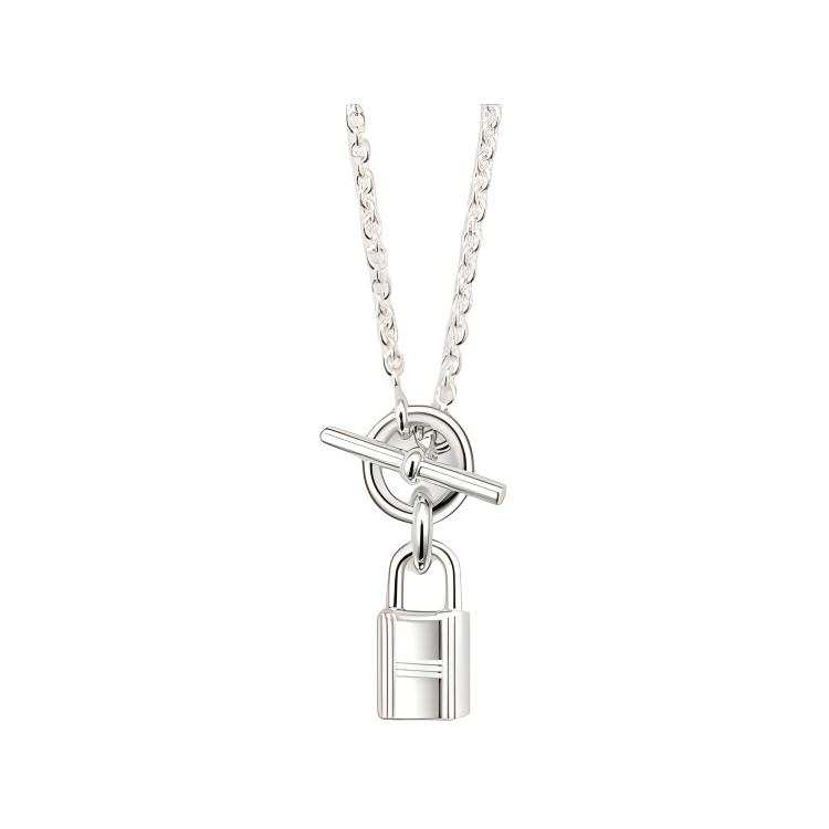 HERMES Kelly Cadenas 925 Sterling Silver Pendants Women's Silver