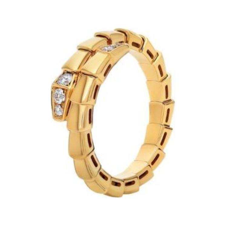BVLGARI Diamond Rings Unisex Gold