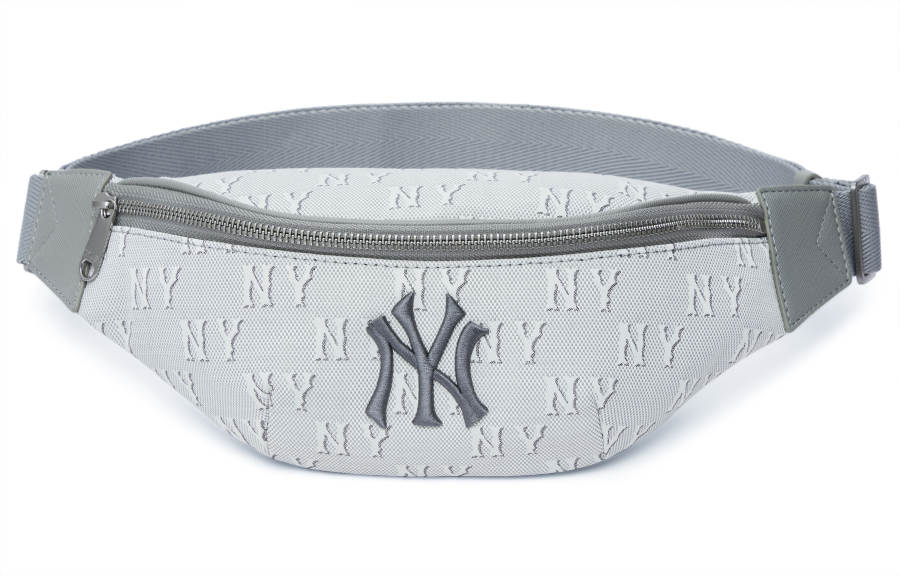 MLB MLB Polyester One Shoulder Crossbody Fanny Pack Regular Unisex Gray