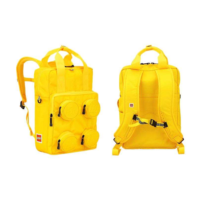 LEGO LEGO Zip Closure Polyester Backpack Unisex Yellow