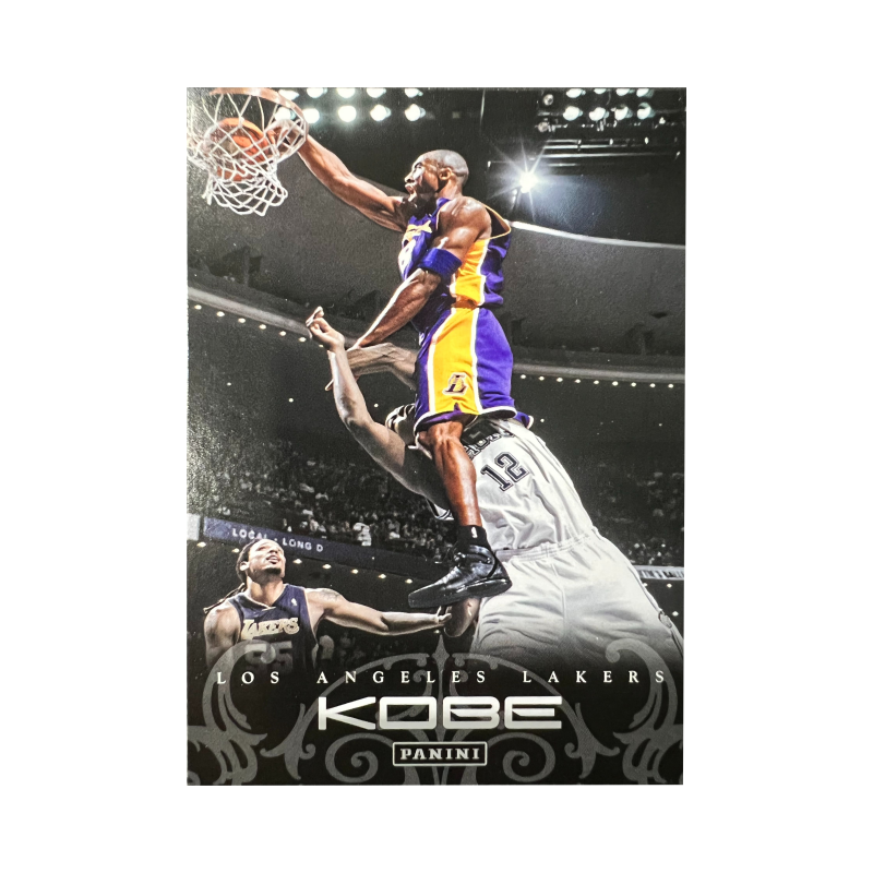PANINI Los Angeles Lakers, Kobe Bryant, Black Mamba, Slam Dunk, Rare Cards Sports Cards 1 Pc