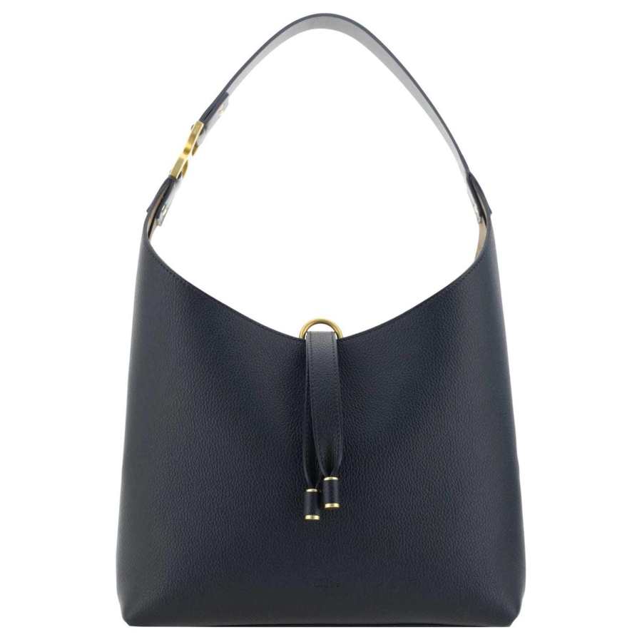 Chloé Chloe Marcie Calfskin One Shoulder Handbag Women's Black