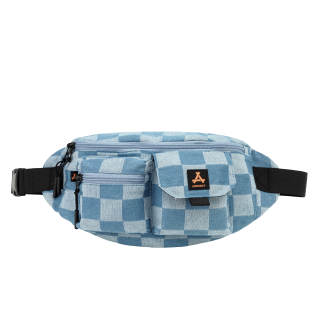 GF Denim Waist Bag Chest Bag Regular Unisex Denim Blue