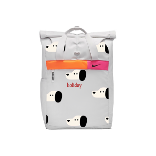 Nike Happiness Vacation, Amber Fabric Backpack Unisex Light Silver Gray