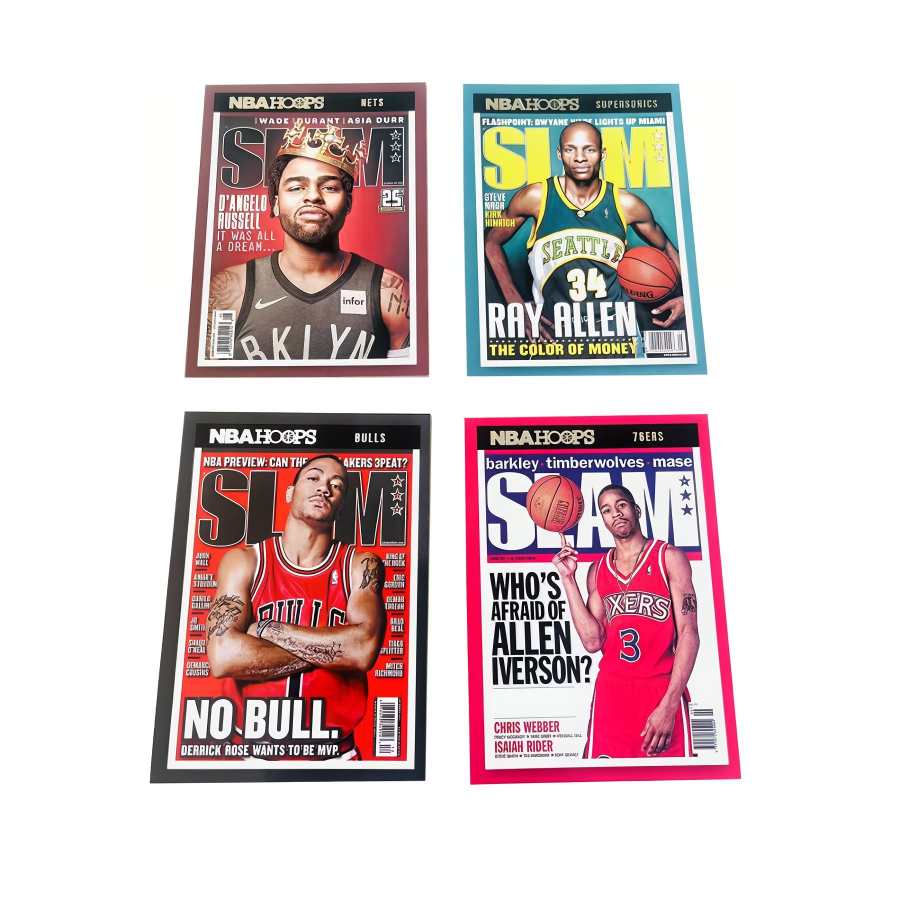 PANINI Rose Iverson Ray Allen Russell 21 22 Magazine Special Card, Player Card, Card Product Access Sports Cards 4 Pcs
