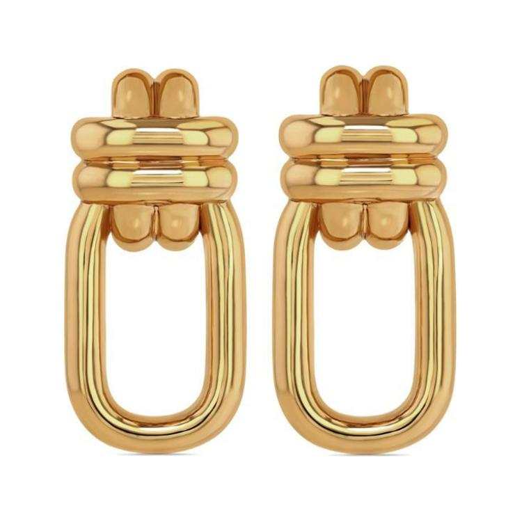 Anine Bing 14K Gold Plated Brass Earrings Women's Gold