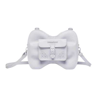 Dr.Martens Leather Crossbody Bag, Shoulder Bag Regular Women's Matte Lavender