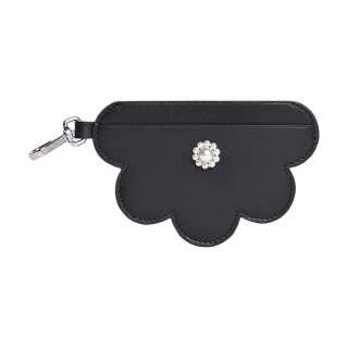 SIMONE ROCHA Calfskin Card Holder Women's Black