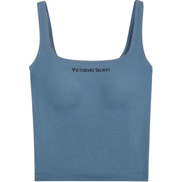 Victoria's Secret Tank Top Women's Denim Blue