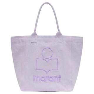 ISABEL MARANT 100% Cotton Tote Bag, Shopping Bag, Handbag Small Women's Lilac