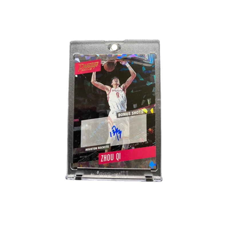 PANINI Zhou Qi, Basketball Card, Autograph Card, Rising Stars Card, Rockets Team, Card Access Pass Sports Cards 1 Pc