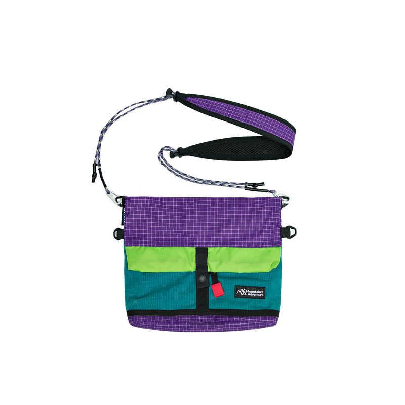 The MAD HATcher 2 3.1L Saddle Bag, Crossbody Bag, Outdoor Bag Tear Resistant Nylon Multicolor Unisex