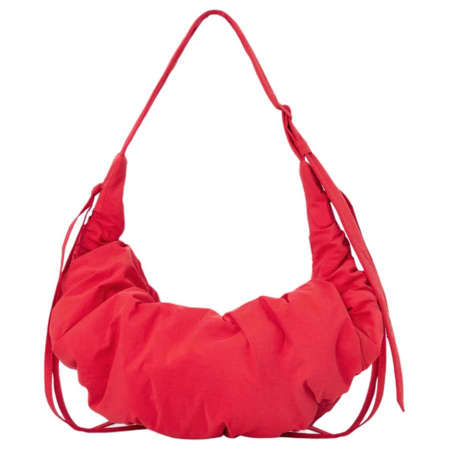 COS Recycled Nylon Portable Crossbody Bag, Shoulder Bag Mini Women's Red