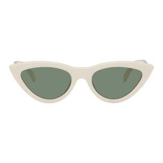 Anine Bing Acetate Cat Eye Sunglasses Women's White