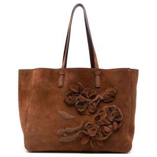 ERMANNO SCERVINO Floral-appliqué Tote Bag