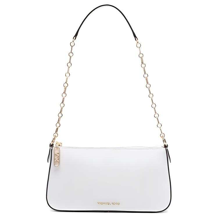 MICHAEL KORS Leather Handbag, Shoulder Bag Regular Women's White