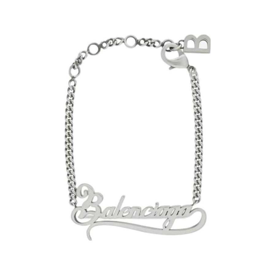 Balenciaga Brass Bracelets Women's Silver