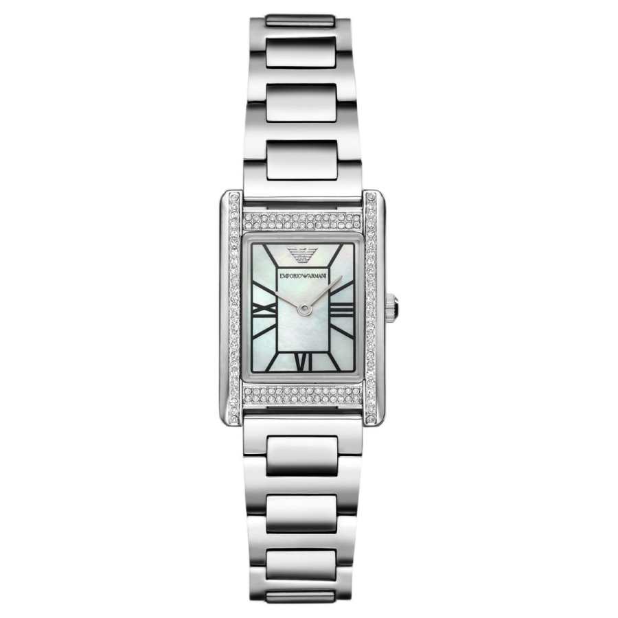 EMPORIO ARMANI EMPORIO ARMANI Wrist Watches Quartz Movement Stainless Steel Strap 32mm Mother of Pearl Color Watch Dial Women's Watch