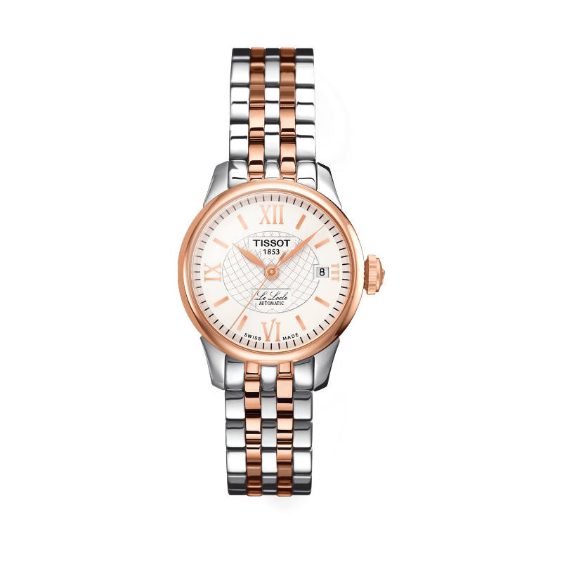 TISSOT Le Locle Collection Automatic Mechanical Movement Women's Watch 25.3mm Silver Dial