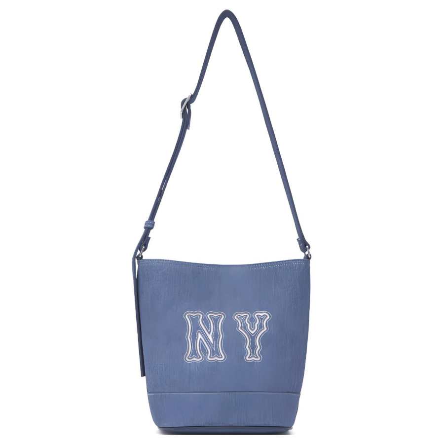 MLB MLB Artificial Leather Crossbody Bags Regular Unisex Blue