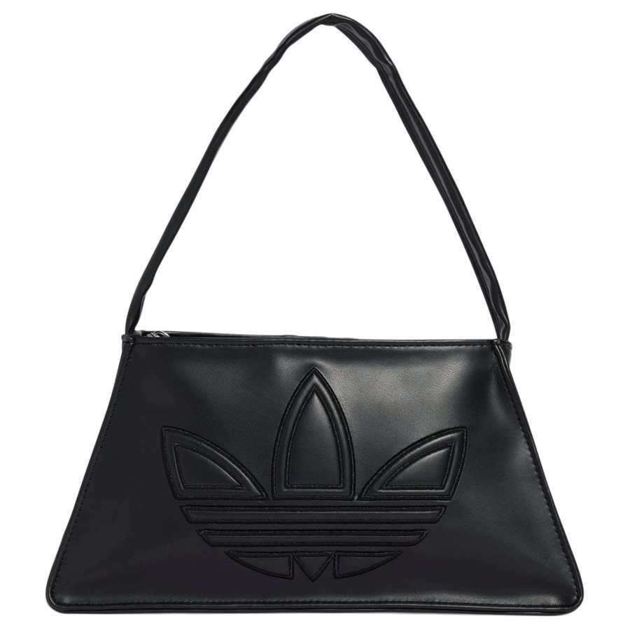 Adidas Originals Trefoil Polyurethane Handbag, Shoulder Bag Regular Women's Black