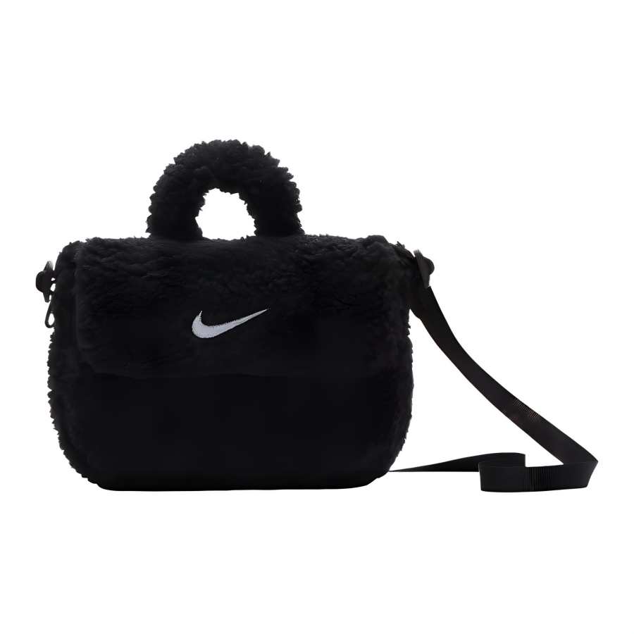 Nike Nike Fabric Handbag, Shoulder Bag, Crossbody Bag Regular Women's Black