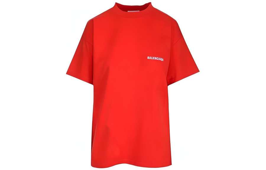 Balenciaga FW22 T Shirt Regular Fit Men's Red
