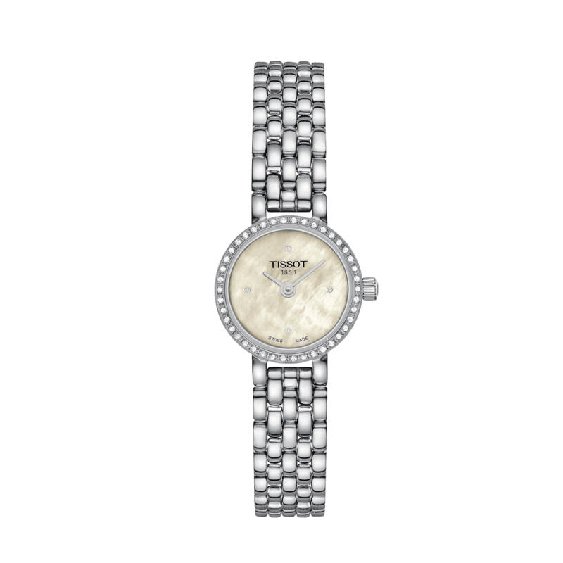 TISSOT Cute Collection Quartz Movement Women's Watch 19.5mm Mother of Pearl Color Watch Dial