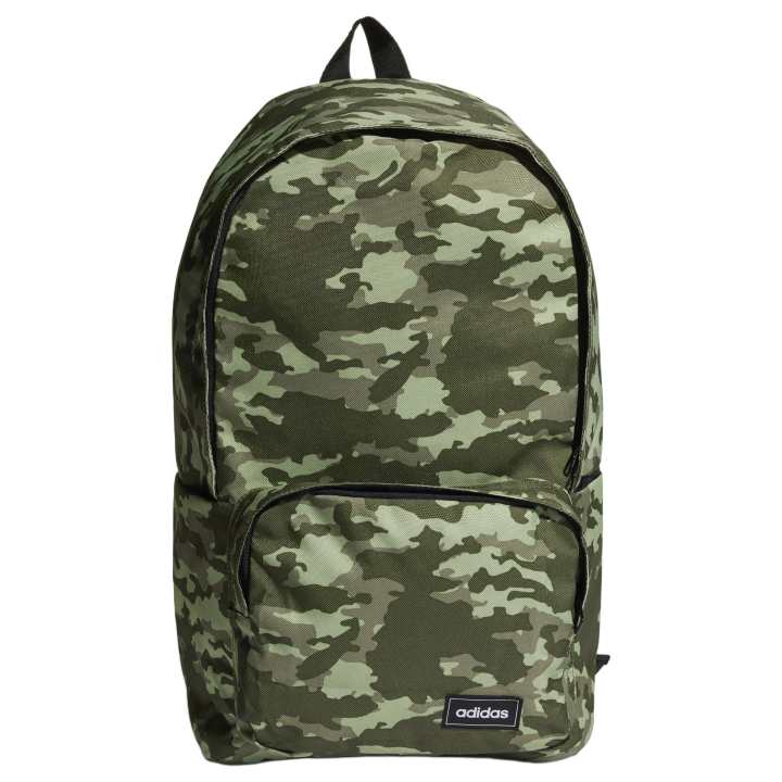 Adidas Adidas Polyester Backpack Regular Men's Green Camouflage