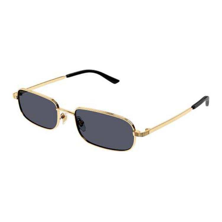 GUCCI GUCCI Square Sunglasses Unisex Gold